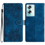 For Oppo A79 5G / A2 5G Case Butterfly Flower PU Leather Magnetic Clasp Phone Cover
