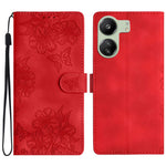 For Xiaomi Redmi 13C 4G / Poco C65 4G Case Butterfly Flower Design Leather Wallet Flip Phone Cover