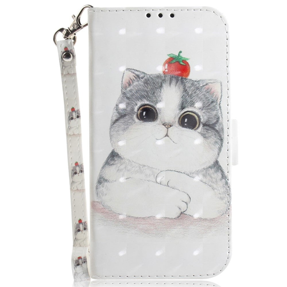 Til Motorola Moto G85 5G / S50 Neo 5G Telefoncover Pung Læder Telefonstativ Cover med Mønsterprint
