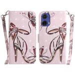 Til Motorola Moto G85 5G / S50 Neo 5G Telefoncover Pung Læder Telefonstativ Cover med Mønsterprint