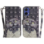 Til Motorola Moto G85 5G / S50 Neo 5G Telefoncover Pung Læder Telefonstativ Cover med Mønsterprint