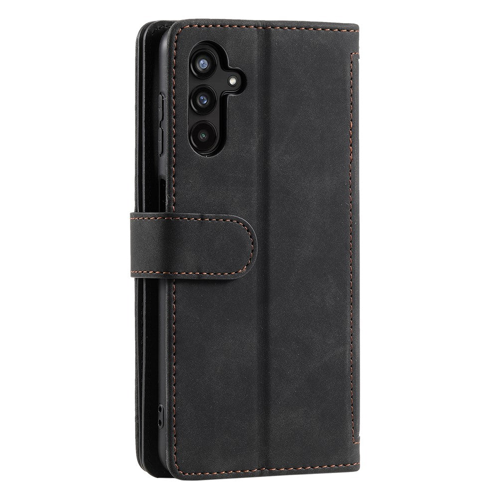 For Samsung Galaxy S24 FE Etui Lynlåslomme PU-læder Telefoncover med 9 Kortpladser