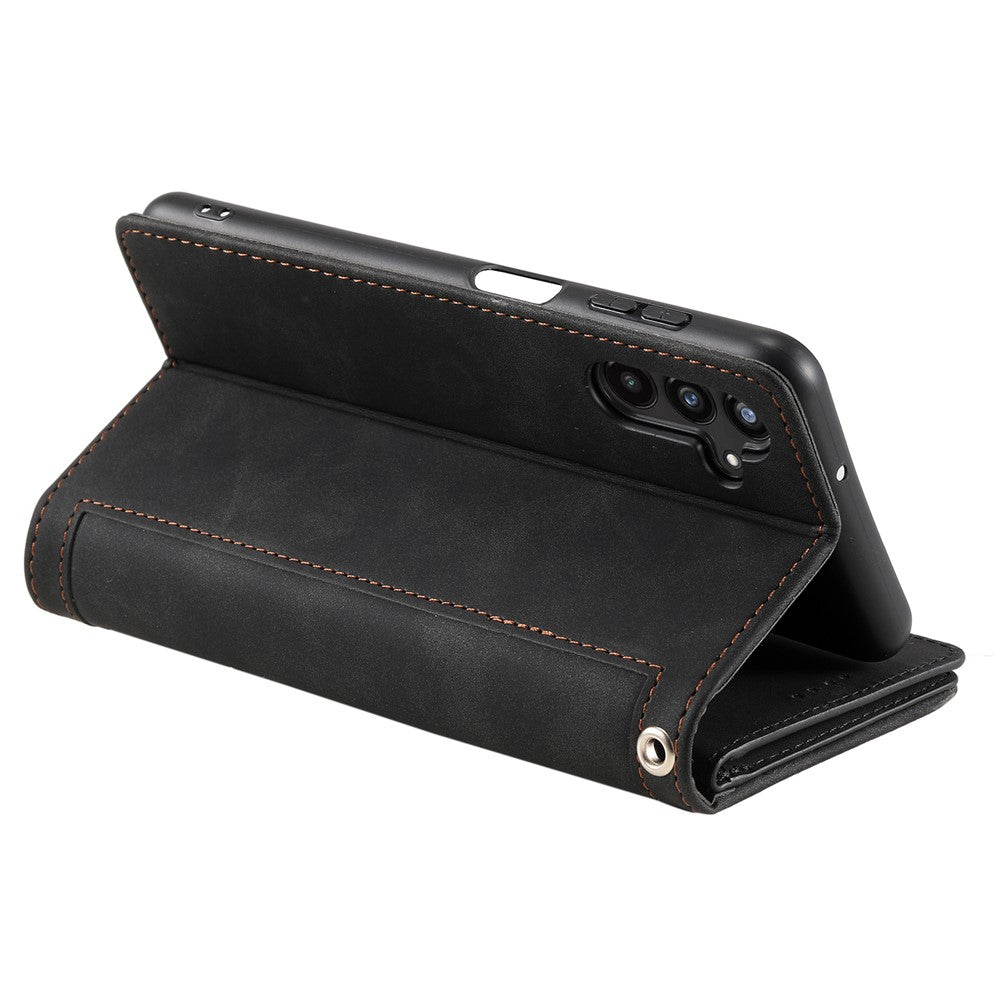 For Samsung Galaxy S24 FE Etui Lynlåslomme PU-læder Telefoncover med 9 Kortpladser