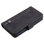 For Samsung Galaxy S24 FE Etui Lynlåslomme PU-læder Telefoncover med 9 Kortpladser