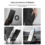 NILLKIN Super Frosted Shield Pro for Samsung Galaxy S24 FE Case PC+TPU Drop-Proof Shell Built-In Magnet Ring