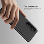 NILLKIN Super Frosted Shield Pro for Samsung Galaxy S24 FE Case PC+TPU Drop-Proof Shell Built-In Magnet Ring