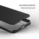 NILLKIN Super Frosted Shield Pro for Samsung Galaxy S24 FE Case PC+TPU Drop-Proof Shell Built-In Magnet Ring