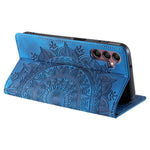 Style 010 Wallet Magnetic Phone Stand Case for Samsung Galaxy S24 FE Imprinted  PU Leather Phone Cover