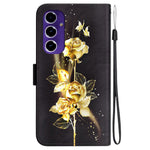Tegnebog Telefonetui til Samsung Galaxy S24 FE TPU+PU Læder Telefonstativ Cover med Mønstertryk