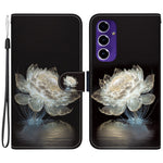 Tegnebog Telefonetui til Samsung Galaxy S24 FE TPU+PU Læder Telefonstativ Cover med Mønstertryk
