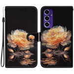 Tegnebog Telefonetui til Samsung Galaxy S24 FE TPU+PU Læder Telefonstativ Cover med Mønstertryk