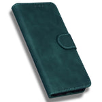 For Samsung Galaxy S24 FE Anti-Scratch Phone Case TPU + PU Leather Phone Stand Cover