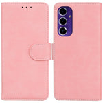 For Samsung Galaxy S24 FE Anti-Scratch Phone Case TPU + PU Leather Phone Stand Cover