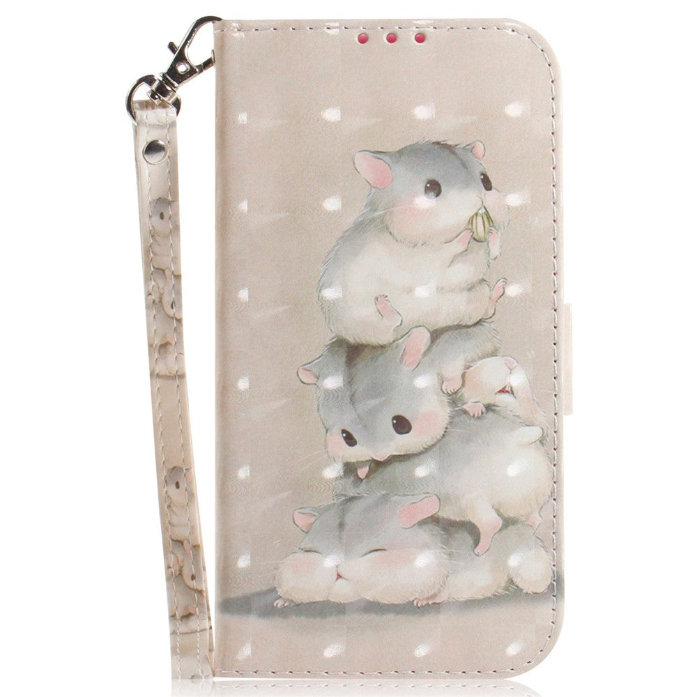 Telefoncover til Samsung Galaxy S24 FE Pung Læder Telefonstander Cover med Mønsterprint