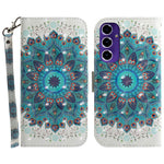 Telefoncover til Samsung Galaxy S24 FE Pung Læder Telefonstander Cover med Mønsterprint