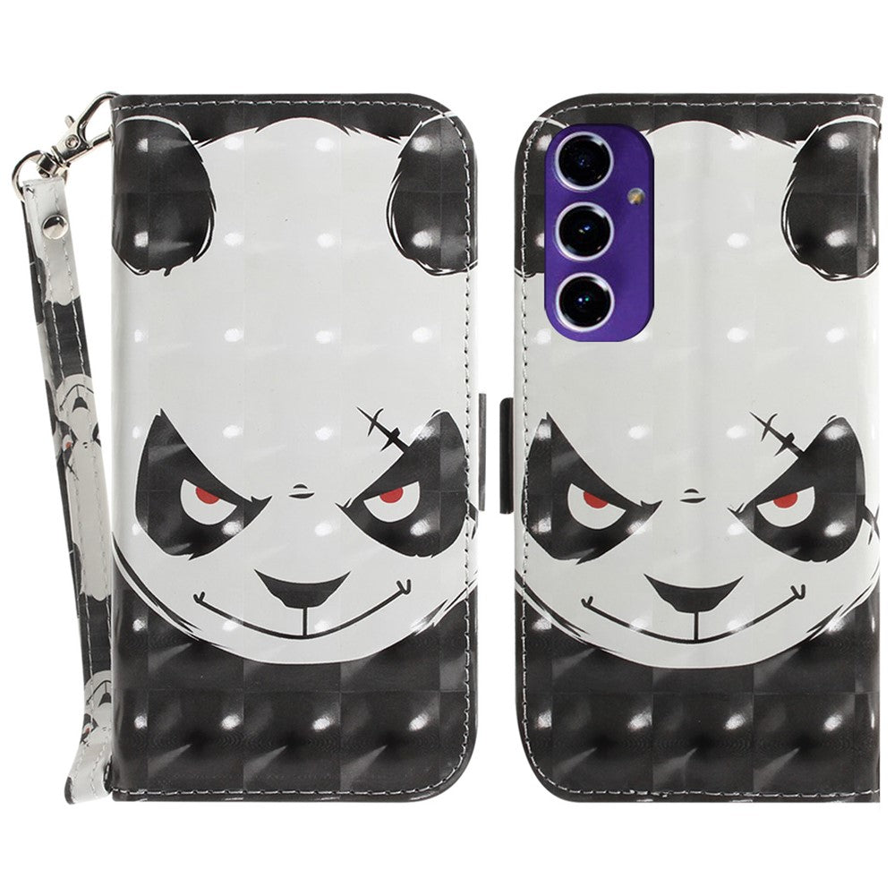 Telefoncover til Samsung Galaxy S24 FE Pung Læder Telefonstander Cover med Mønsterprint