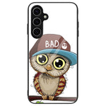For Samsung Galaxy S24 FE Phone Case Pattern Design Tempered Glass+PC+TPU Phone Cover