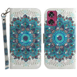 For Motorola Edge 50 Fusion 5G Stand Case Pattern Print PU Leather Wallet Phone Cover