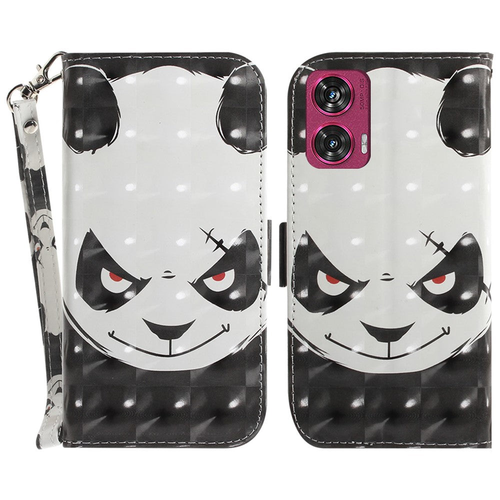 For Motorola Edge 50 Fusion 5G Stand Case Pattern Print PU Leather Wallet Phone Cover