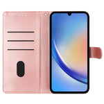 Samsung Galaxy A14 5G-mobilcover, flipet læderetui med sommerfugletryk og pung
