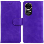 For Huawei nova 12 5G Case Solid Color PU Leather Stand Phone Cover