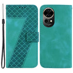 For Huawei nova 12 5G Wallet Case 7-Shaped Pattern Leather Phone Cover