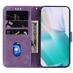For Huawei nova 12i 4G Leather Wallet Case Cute Tiger Imprint Phone Cover