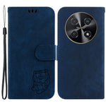 For Huawei nova 12i 4G Leather Wallet Case Cute Tiger Imprint Phone Cover