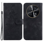 For Huawei nova 12i 4G Wallet Case PU Leather Phone Cover Flower Imprinted