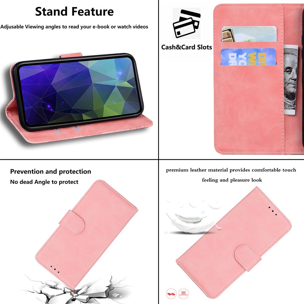 For Huawei nova 12i 4G Leather Case Solid Color Wallet Phone Cover
