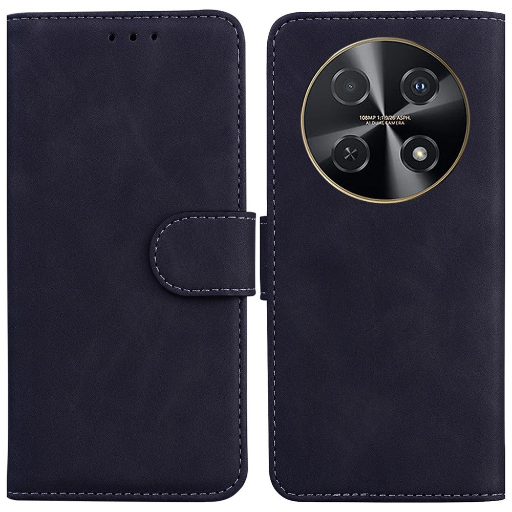 For Huawei nova 12i 4G Leather Case Solid Color Wallet Phone Cover