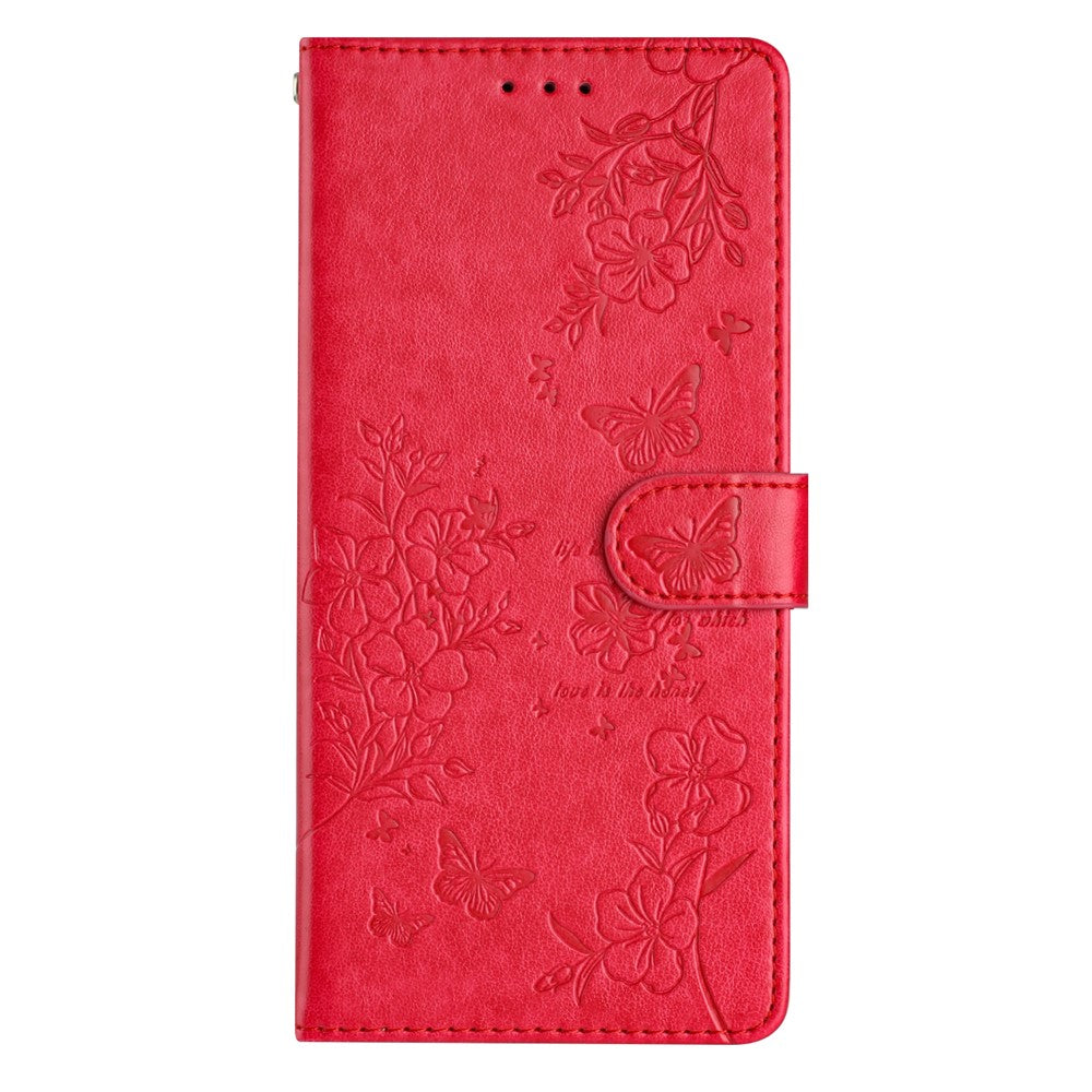 For Xiaomi Redmi Note 13 Pro 4G / Poco M6 Pro 4G Case Butterfly Floral Imprint Leather Wallet Phone Cover