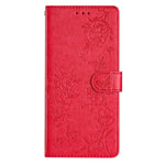 For Xiaomi Redmi Note 13 4G Leather Case Butterfly Floral Imprint Wallet Phone Shell