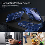 For Samsung Galaxy Z Fold6 5G Case Magnetic Kickstand Hard PC Shockproof Protective Cover