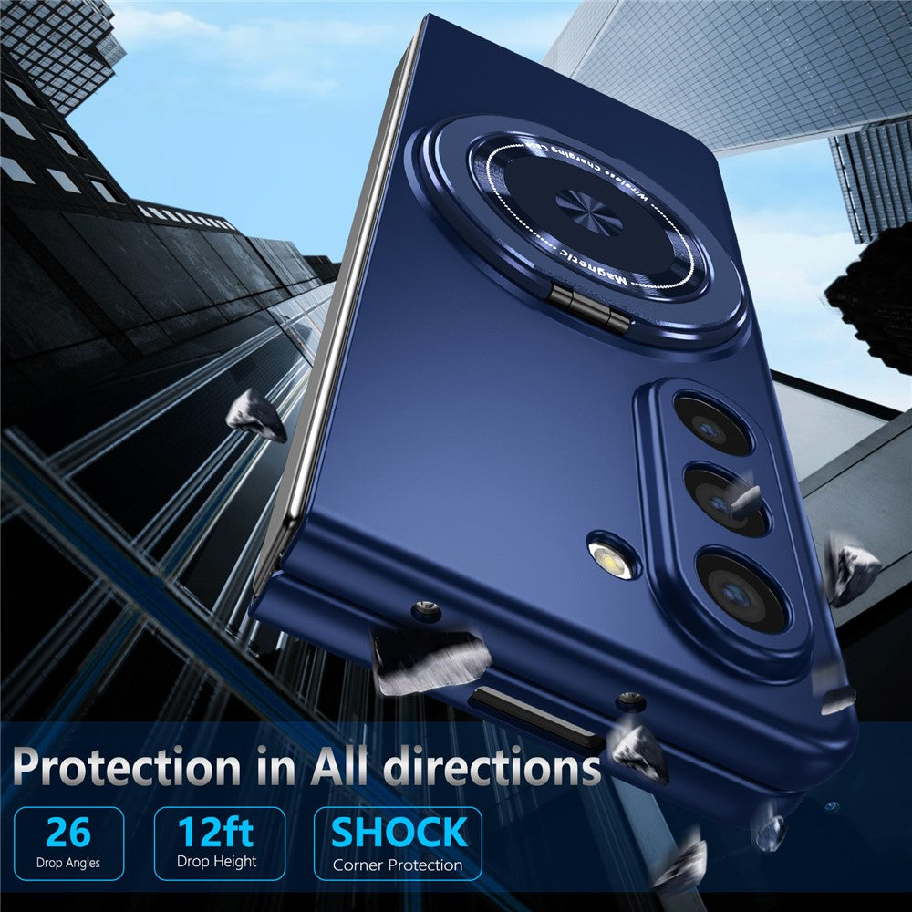 For Samsung Galaxy Z Fold6 5G Case Magnetic Kickstand Hard PC Shockproof Protective Cover