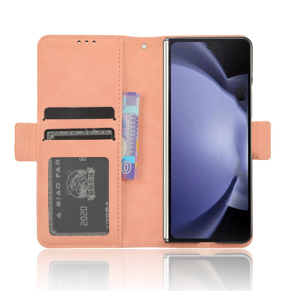 For Samsung Galaxy Z Fold6 5G Case Multiple Card Slots Leather Wallet Folding Phone Cover