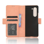 For Samsung Galaxy Z Fold6 5G Case Multiple Card Slots Leather Wallet Folding Phone Cover