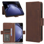 For Samsung Galaxy Z Fold6 5G Case Multiple Card Slots Leather Wallet Folding Phone Cover