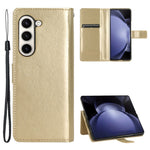 For Samsung Galaxy Z Fold6 5G Case Crazy Horse Texture Leather Folding Phone Cover
