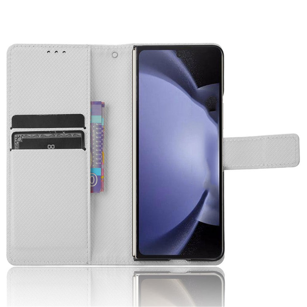 For Samsung Galaxy Z Fold6 5G Case PU Leather+PC Phone Cover with Wallet