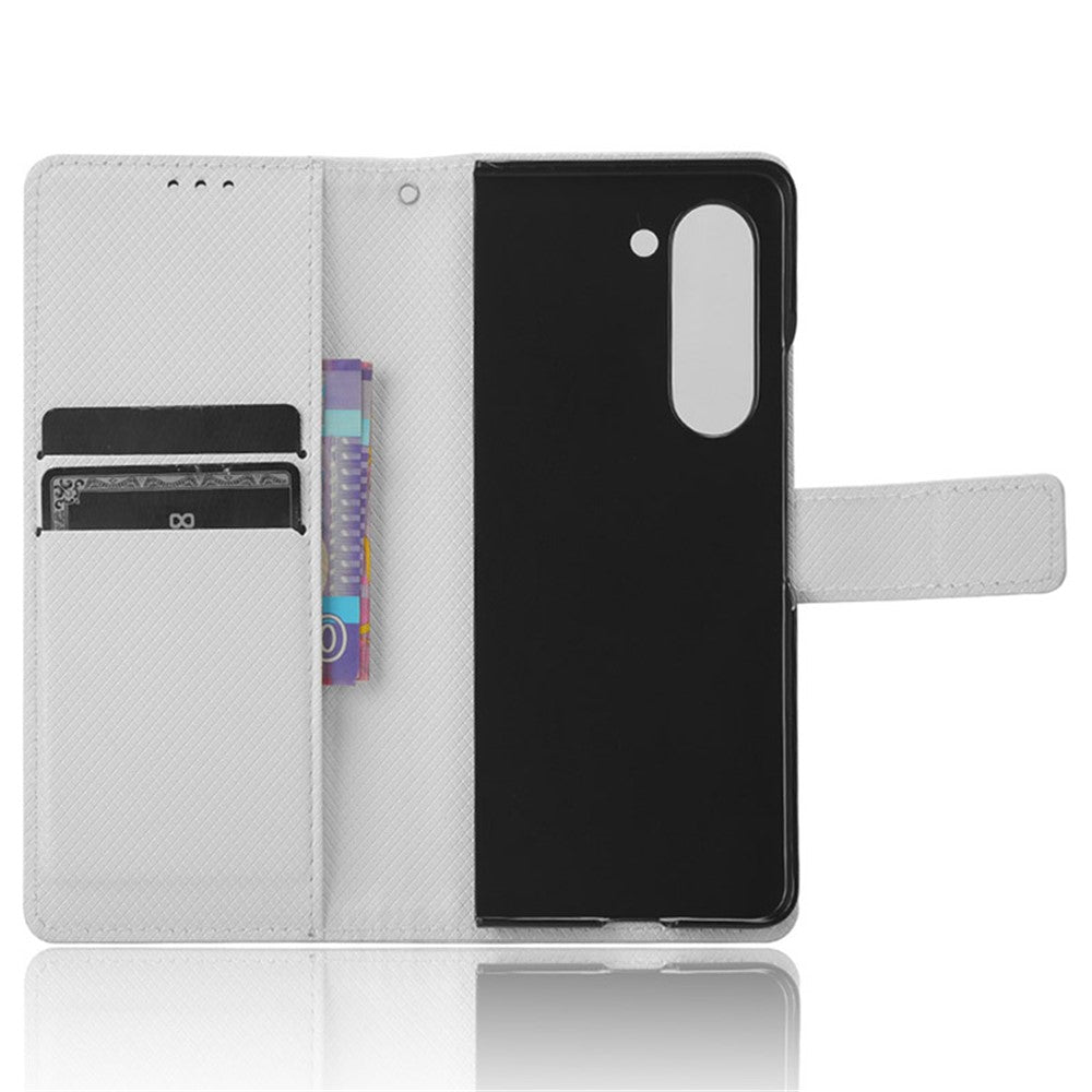 For Samsung Galaxy Z Fold6 5G Case PU Leather+PC Phone Cover with Wallet