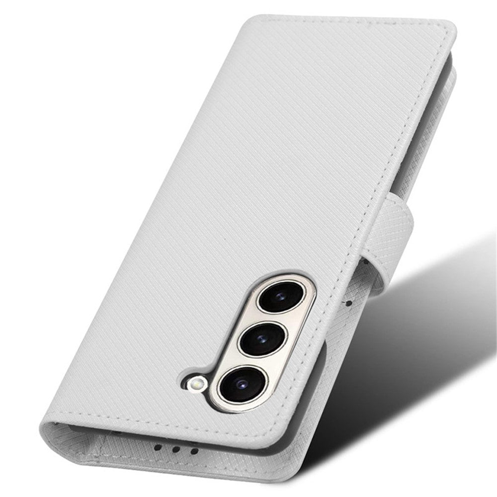 For Samsung Galaxy Z Fold6 5G Case PU Leather+PC Phone Cover with Wallet