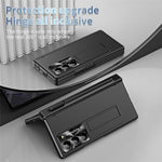 For Samsung Galaxy Z Fold6 5G Had PC Phone Case Kickstand Cover with Pen  /  Pen Slot