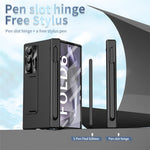 For Samsung Galaxy Z Fold6 5G Had PC Phone Case Kickstand Cover with Pen  /  Pen Slot