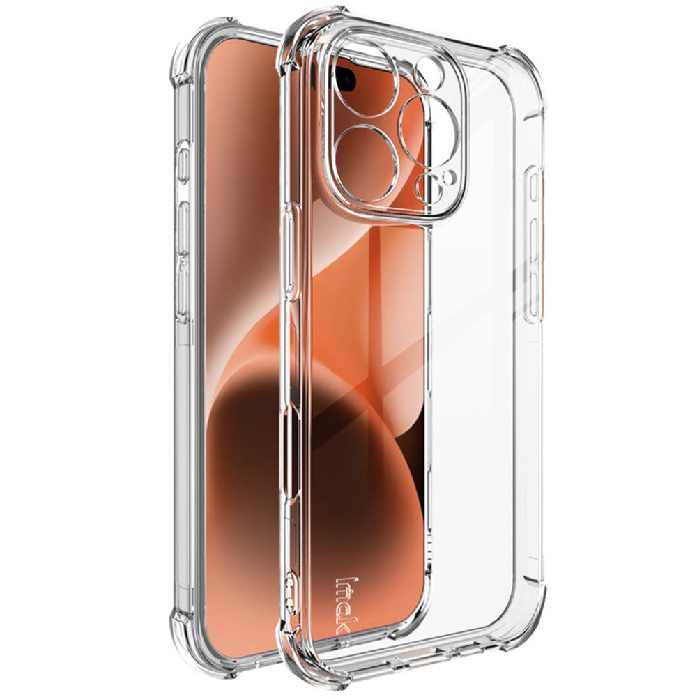 IMAK til iPhone 16 Pro TPU Cover Fire Hjørner Anti Drop Mobiltelefon Cover