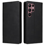 For Samsung Galaxy S22 Ultra 5G Case Leather Phone Cover RFID Blocking