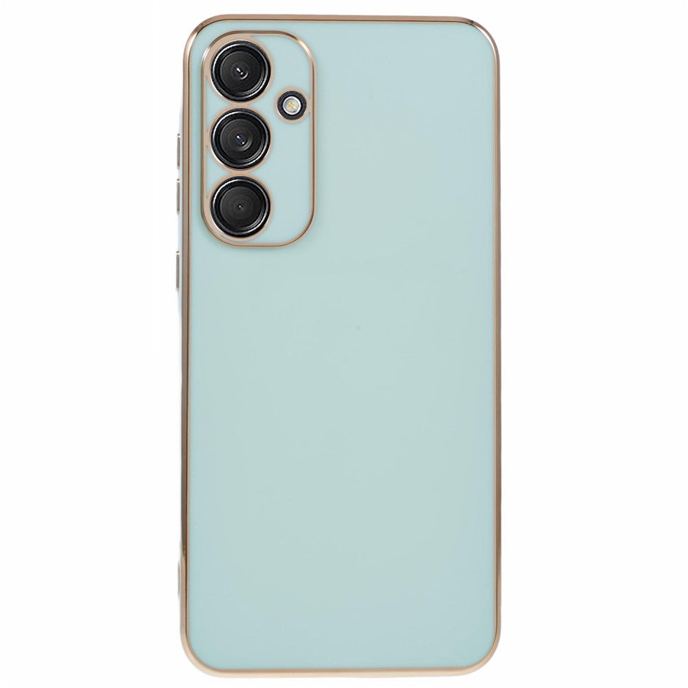 Til Samsung Galaxy A55 5G Cover 6D Galvanisering TPU Telefoncover Kameralinsebeskyttelse