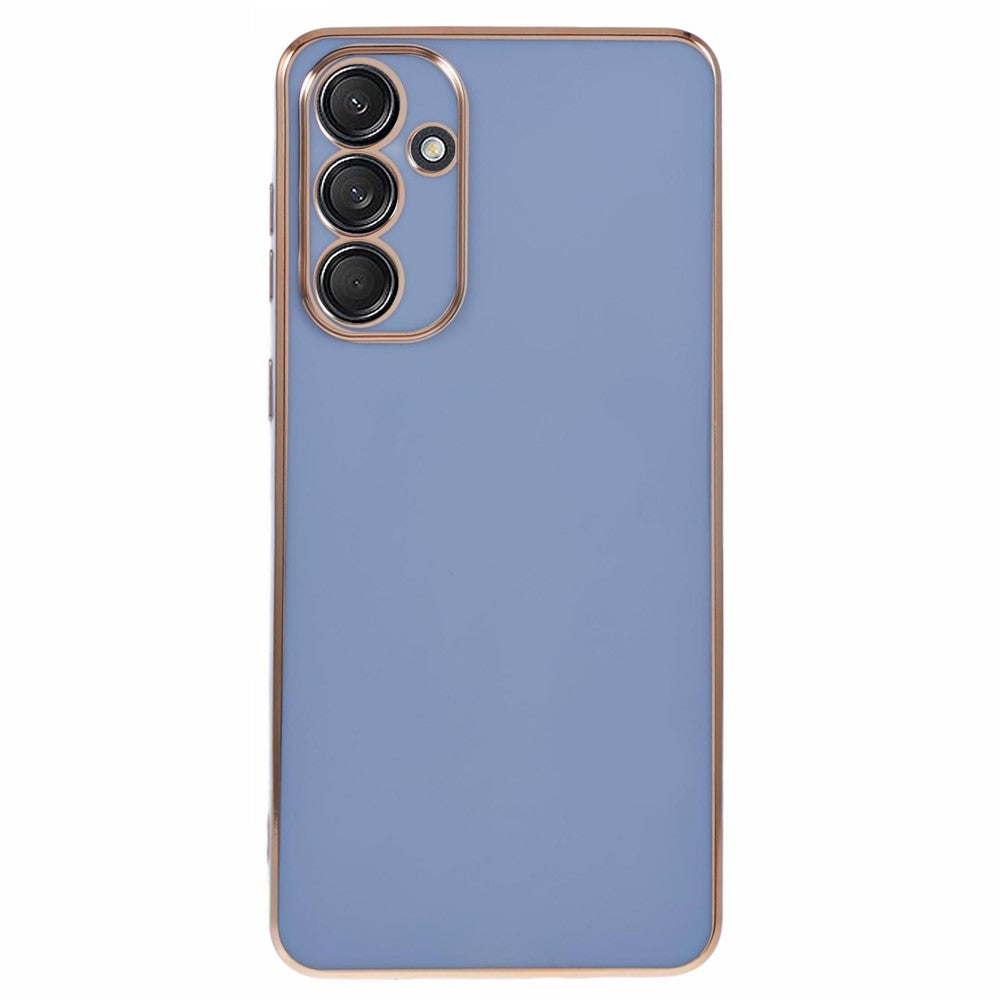 Til Samsung Galaxy A55 5G Cover 6D Galvanisering TPU Telefoncover Kameralinsebeskyttelse