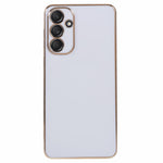 Til Samsung Galaxy A55 5G Cover 6D Galvanisering TPU Telefoncover Kameralinsebeskyttelse