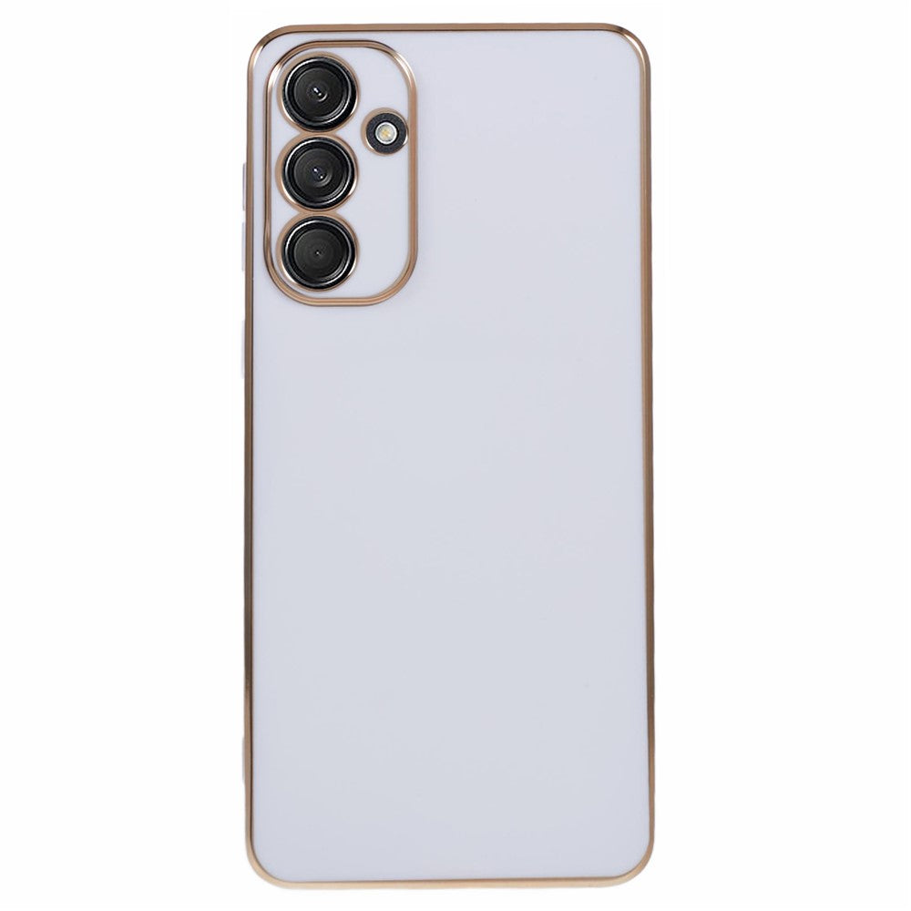 Til Samsung Galaxy A55 5G Cover 6D Galvanisering TPU Telefoncover Kameralinsebeskyttelse